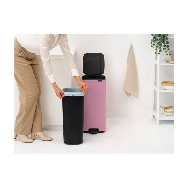 Roosa terasest prügikast 30 l Bo - Brabantia-image-2