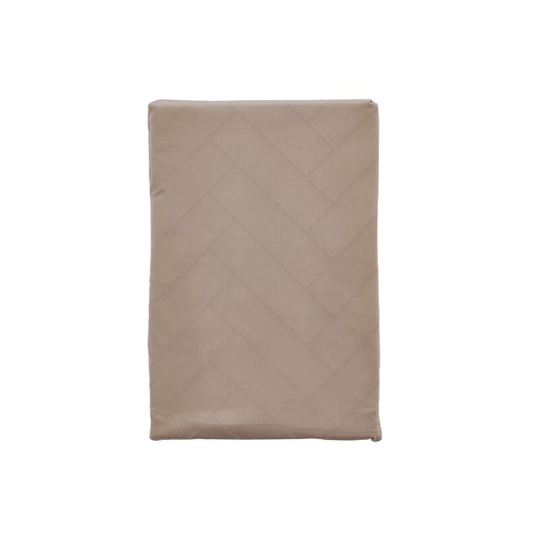 Taupe damastist pikendatud voodipesu üheinimesevoodile 140x220 cm Tiles - Södahl-image-2