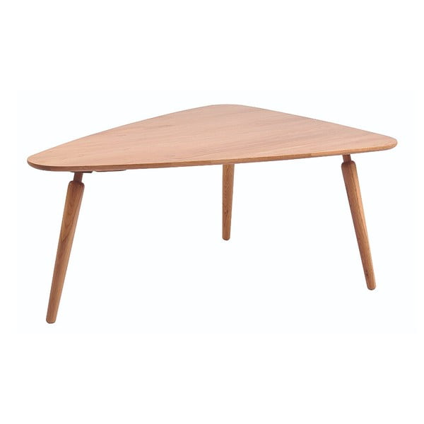 Přírodní konferenční stolek z dubového dřeva Folke Cappuccino, 85 x 50 x 114 cm