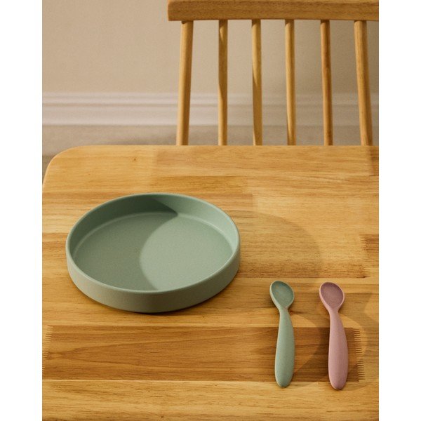 Roosad/türkiissinised plastikust/silikoonist beebilusikad 2 tk komplektis Lili - Kave Home-image-3