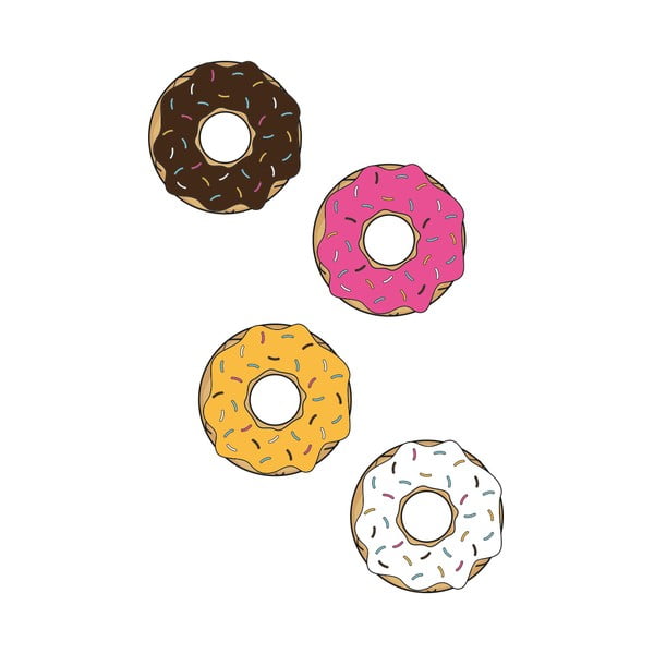 Samolepka na stěnu Donuts-image-1