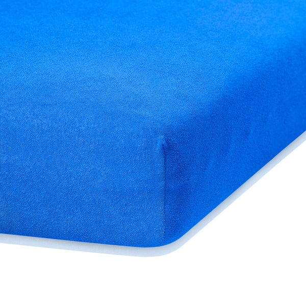Sinine elastne lina kaheinimesevoodile Siesta, 180/200 x 200 cm Ruby - AmeliaHome-image-1