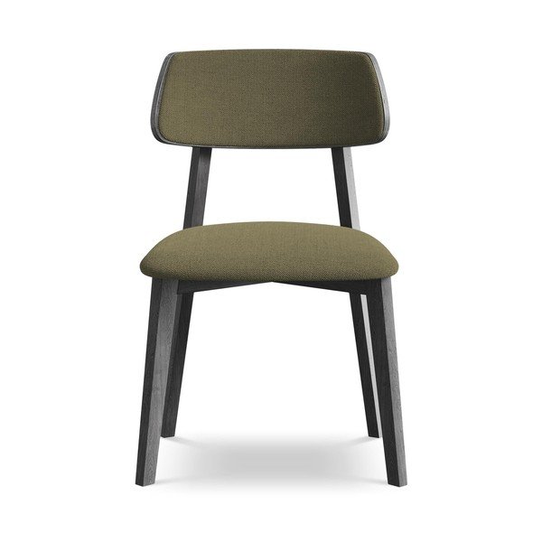 Roheline täispuidust söögitool Niu - Makamii-image-1