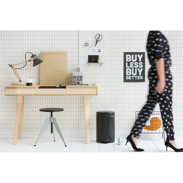 Matt must terasest prügikast 12 l NewIcon - Brabantia-image-3