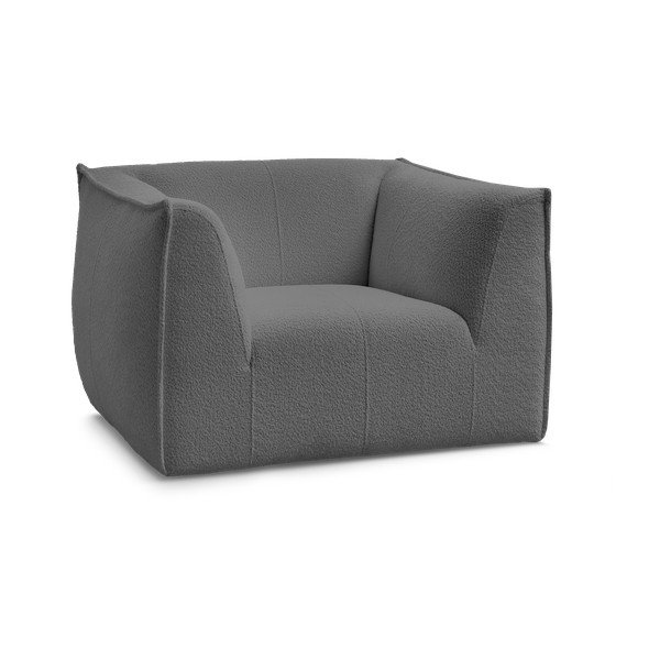 Tumehallist bouclé kangast tugitool Giorgia - Bobochic Paris