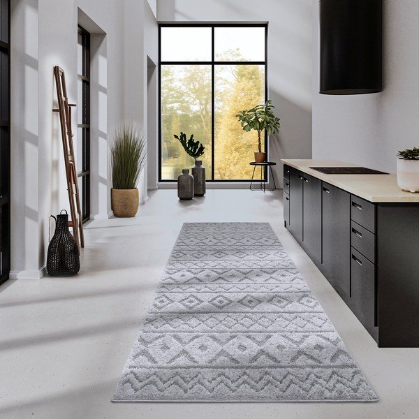 Hall vaip 80x240 cm Itinerance Light Grey - Elle Decoration-image-1