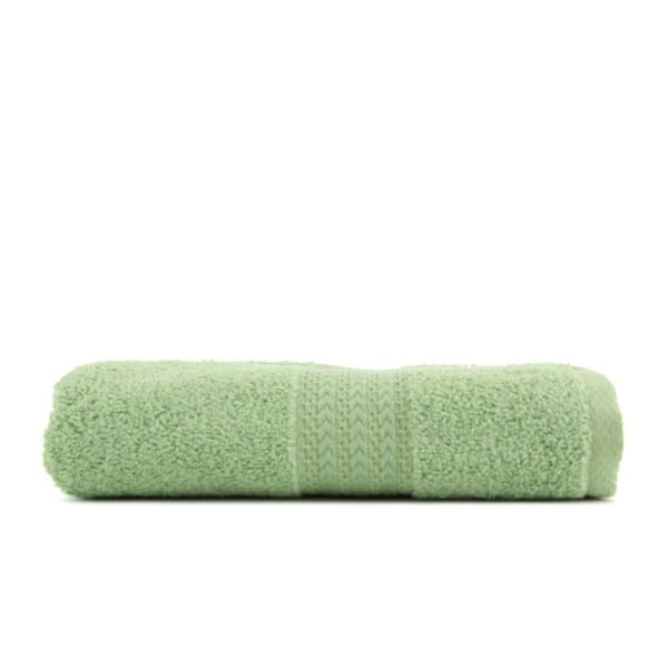 Roheline puhtast puuvillast rätik, 50 x 90 cm - Foutastic