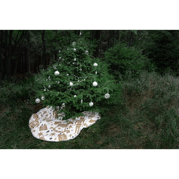 Puuvillane vaip jõulupuu all , ø 130 cm Golden Nut Cracker - Butter Kings-image-2