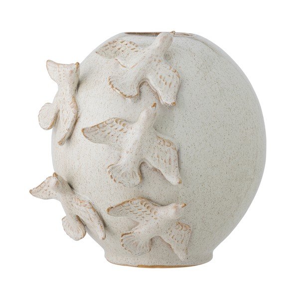 Kreem kivikeraamikast vaas (kõrgus 25 cm) Abira - Bloomingville-image-3