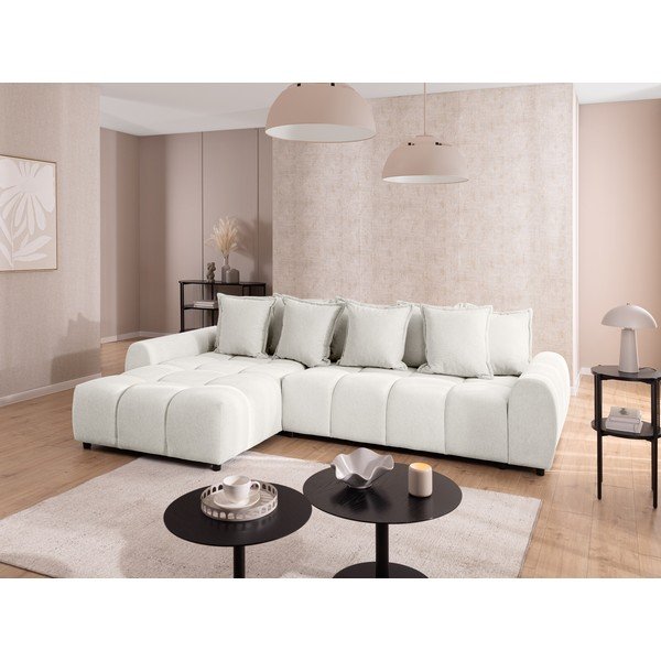 Valge nurgadiivan (vasak nurk) Albane - Ropez-image-1