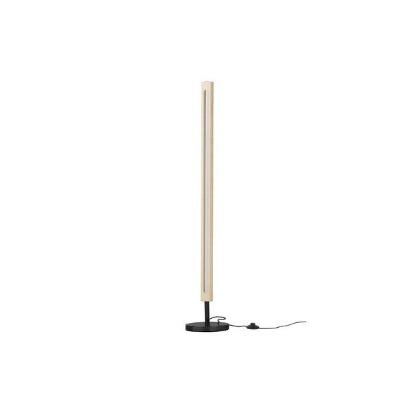 Volně stojící lampa z jasanového dřeva WOOOD Sjaak, výška 130 cm-image-2