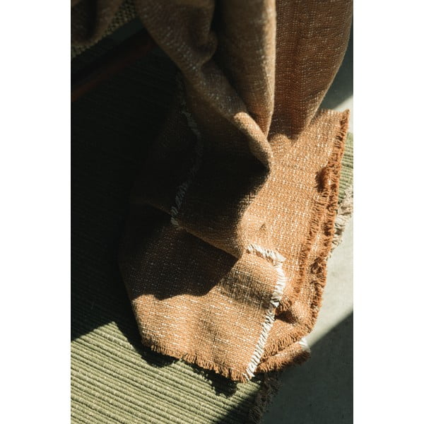 Ookerkollane puuvillane tekk 130x180 cm Handloom - Lorena Canals-image-2