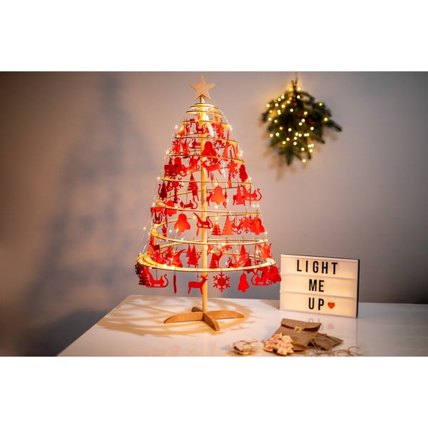 Puidust dekoratiivne jõulupuu Small, kõrgus 85 cm - Spira-image-3