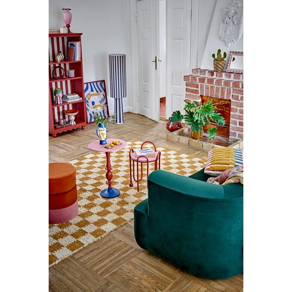 Beež/merevaiguvärvi puuvillane vaip 140x200 cm Chola - Bloomingville-image-1