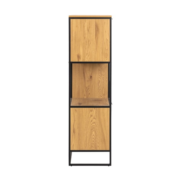 Must tamme raamaturiiul 85x141 cm Swindon - Actona-image-4