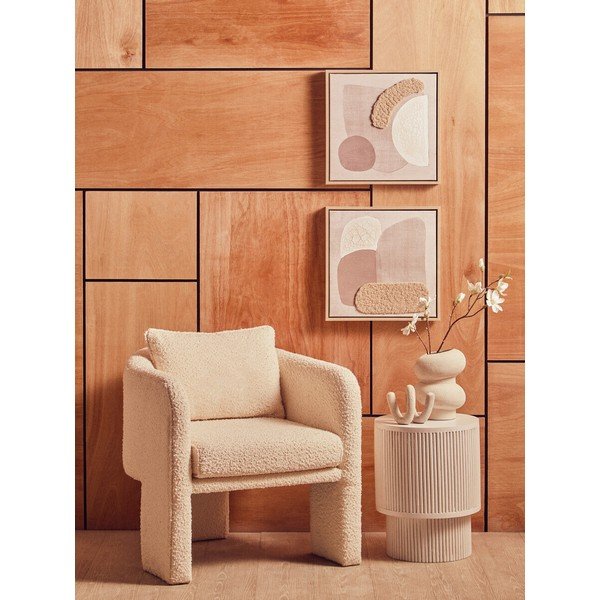 3D-maalid 2 tk komplektis raamiga/lõuendil 40x40 cm Astratto - Premier Housewares-image-2