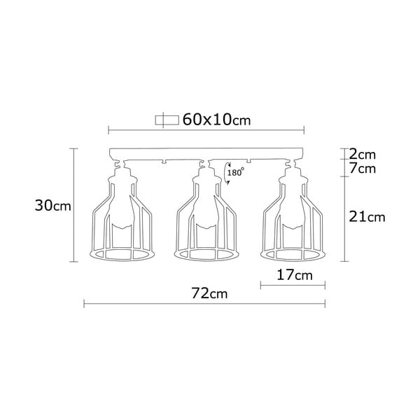 Must-kuldne laevalgusti metallist varjuga ø 17 cm Alacati - Opviq lights-image-3