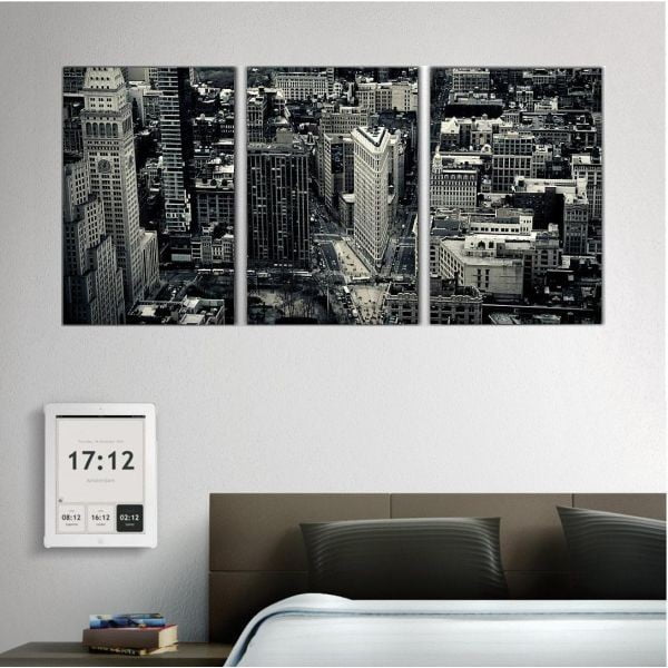 3dílný obraz New York Streets, 45x90 cm