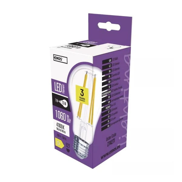 Neutraalne LED-pirn E27, 7 W - EMOS-image-1