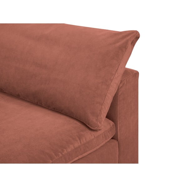 Růžová oboustranná rohová část modulární manšestrové pohovky Windsor & Co Sofas Galaxy-image-3