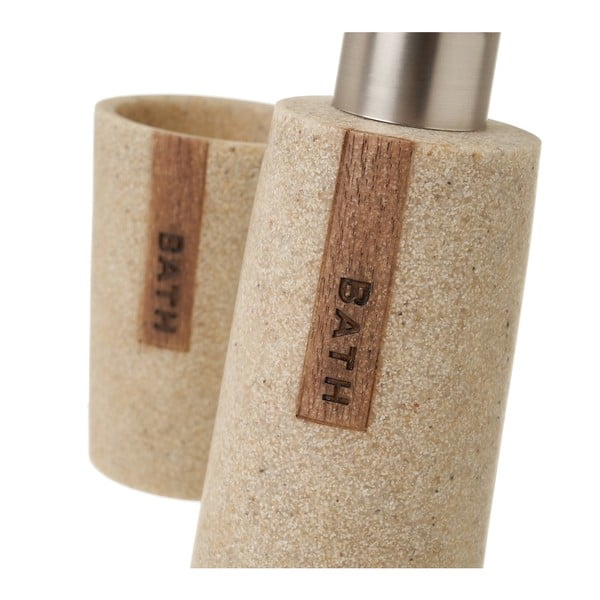 Beež vannitoa tarvikute komplekt - Casa Selección-image-3