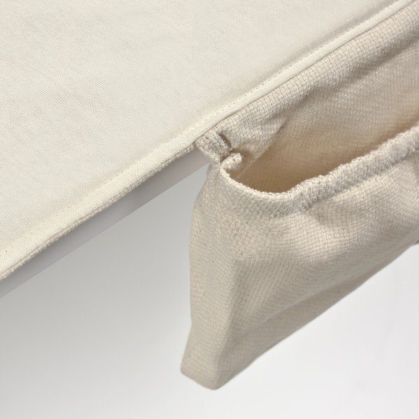 Valge orgaanilisest puuvillast reisimatt Jeila - Kave Home-image-1