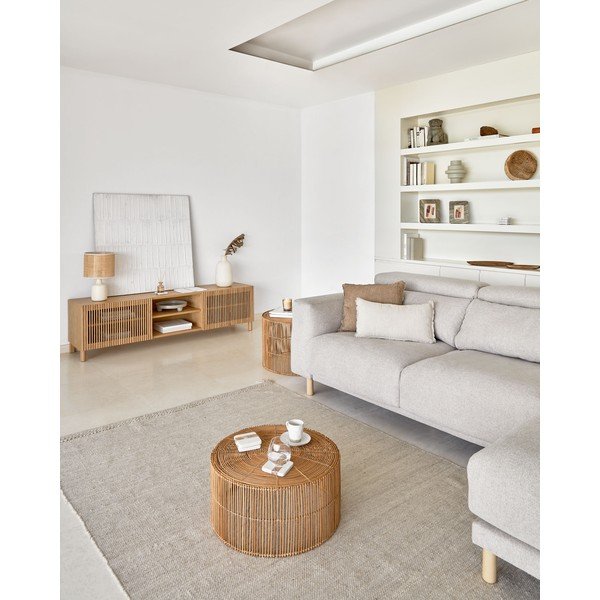 Kreem villaseguga vaip 200x300 cm Carime - Kave Home-image-1