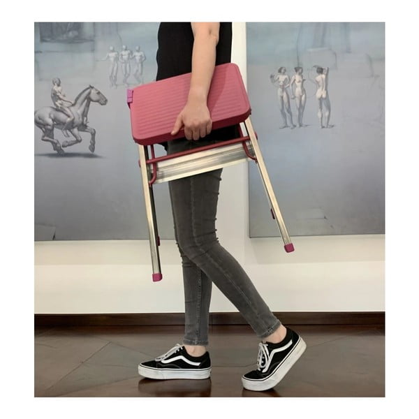 Metallist astmepink 47 cm M2 ALU Taburete - Rolser-image-1