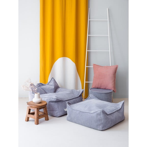 Sinine velvetist laste kott-tool Chair - Wigiwama-image-3