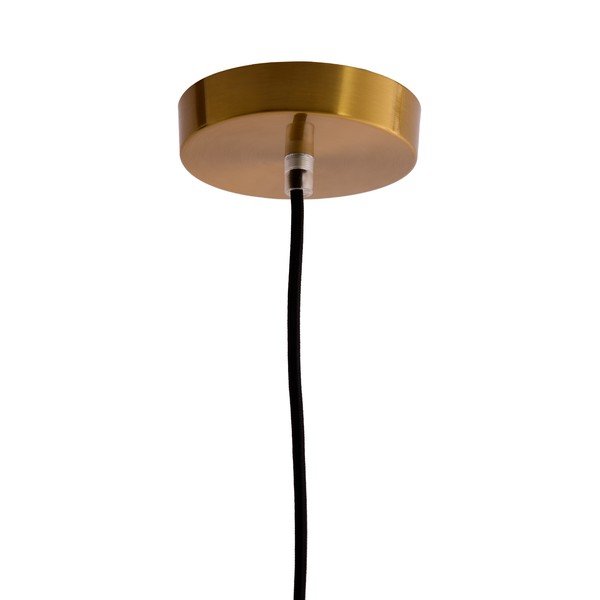 Merevaigukollane ripplamp klaasist varjuga Leona - Light & Living-image-4