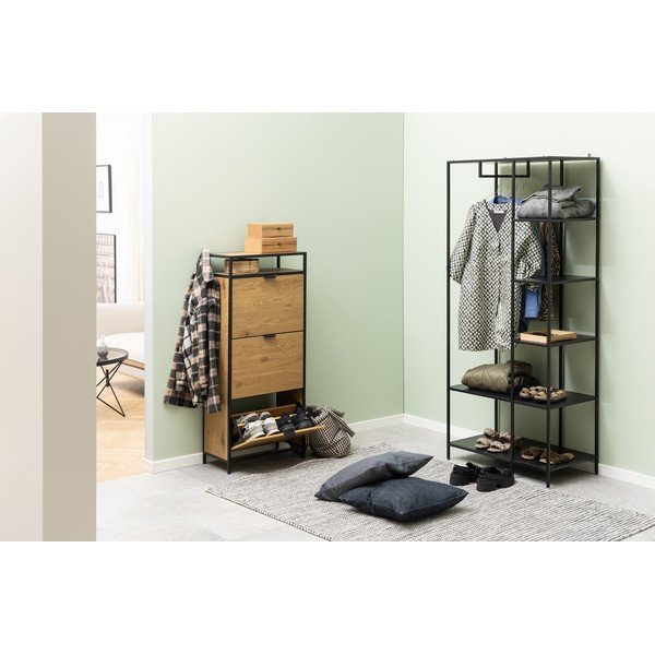 Must avatud riidekapp 80x185 cm Newcastle - Actona-image-4