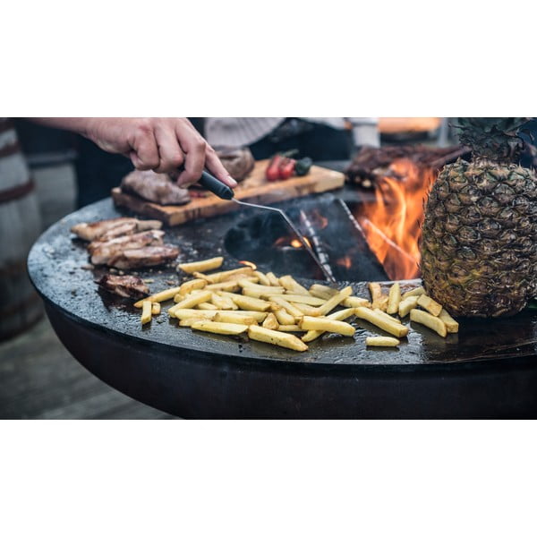 Pruun välitingimustes kasutatav puidust grill , ø 62 cm Nero S - Remundi-image-3