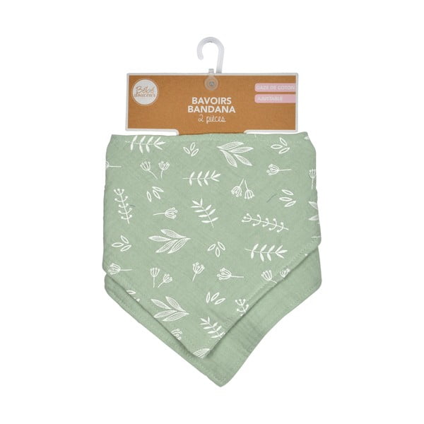 Roheline musliin pudipõlled komplektis 2 tk Gauge – Bébé Douceur-image-4