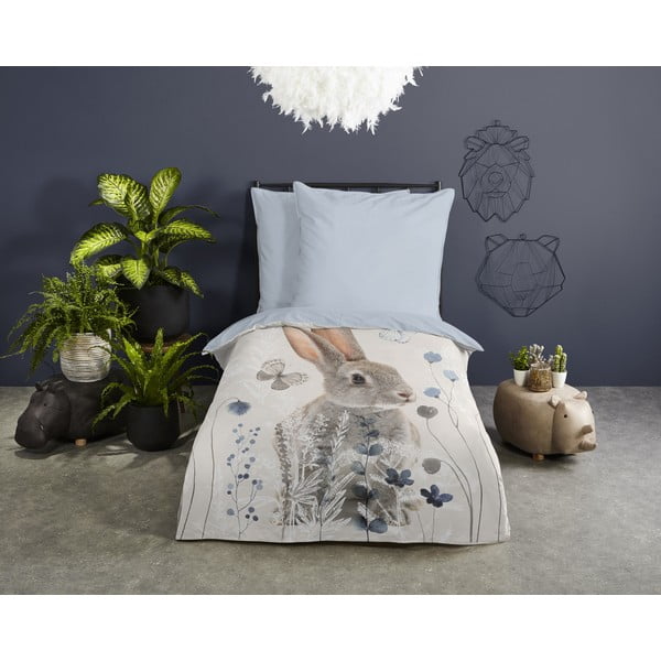 Puuvillane lastevoodipesu üheinimesevoodile 140x200 cm - Good Morning-image-1