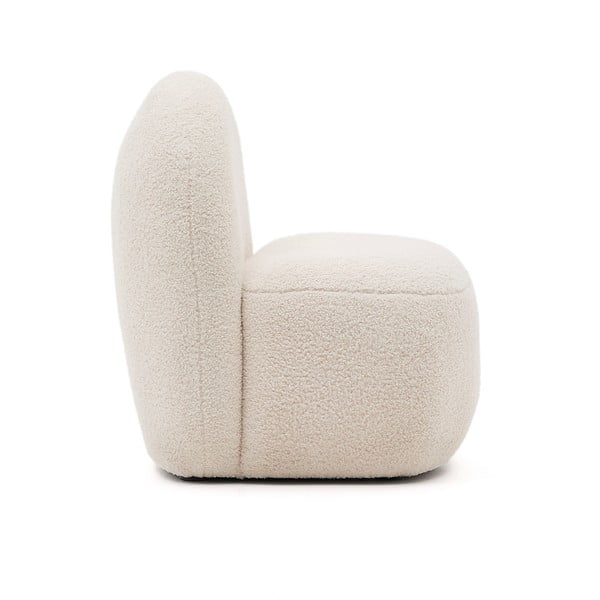 Valge bukleekangast lastetool Bucky - Kave Home-image-1