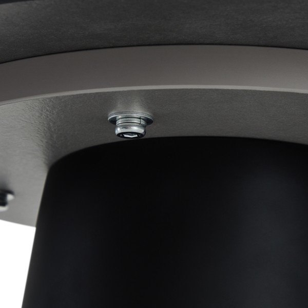 Tumehall-must marmoridekooriga diivanilaud ø 45 cm Tango - Furnhouse-image-4