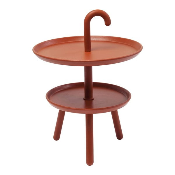 Oranžový odkládací stolek Kare Design Jacky, ⌀ 42 cm