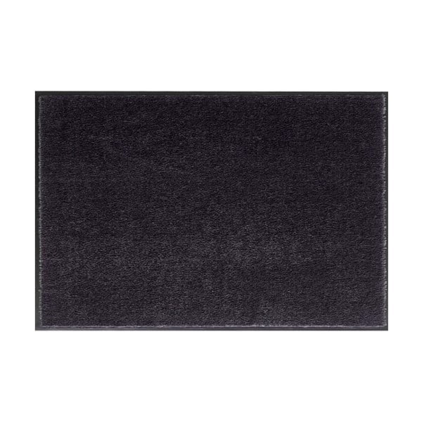 Černá rohožka Hanse Home Soft and Clean, 58 x 90 cm