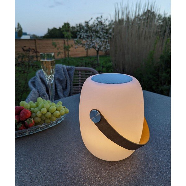 Kaasaskantav LED välisvalgusti koos taimeri ja USB-kõlariga ø 18 cm Cardiff - House Nordic-image-1
