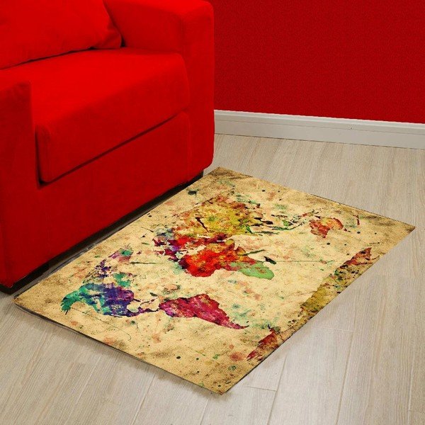 Vinüülmatt World, 52 x 75 cm - Zerbelli-image-2