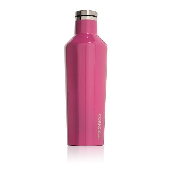 Růžová cestovní termolahev z nerezové oceli Corkcicle Canteen, 470 ml