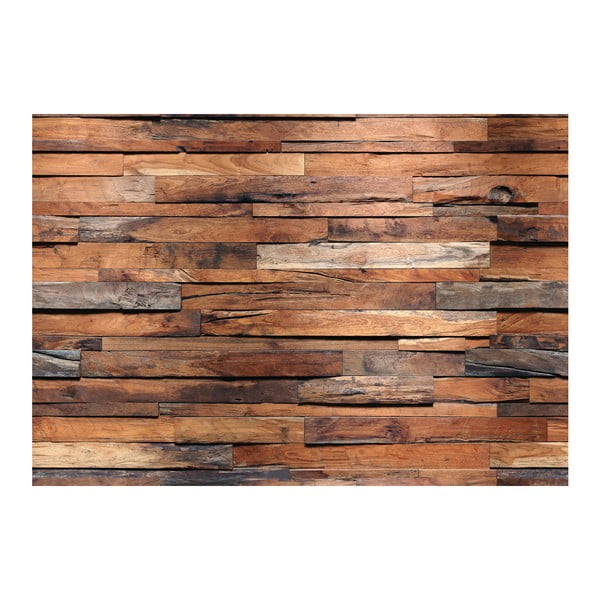 Velkoformátová tapeta Dřevěná zeď, 366x254 cm