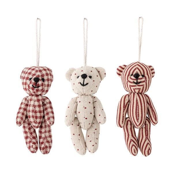 Jõulukaunistused, 3 tk komplektis 11,5 cm Salwa - Bloomingville