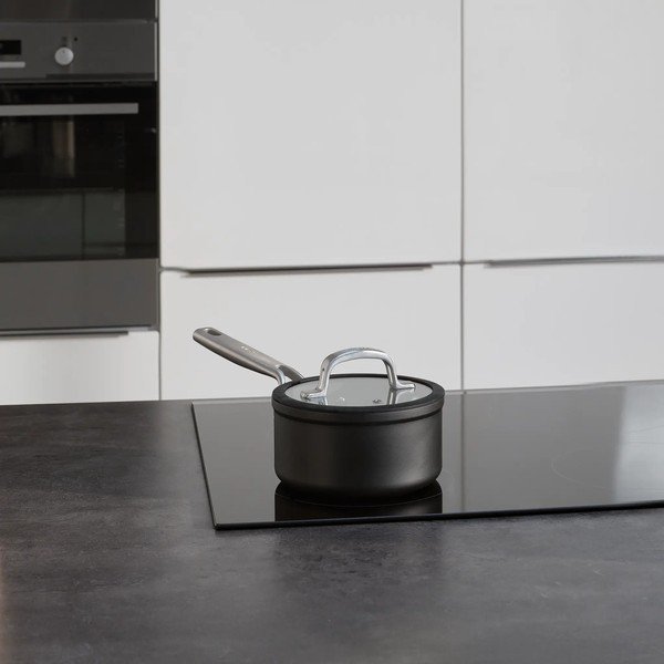 Alumiiniumist pott induktsioonpliidile koos kaane ja mittenakkuva pinnaga 1,3 l Meda 3.0 - FABINI-image-1