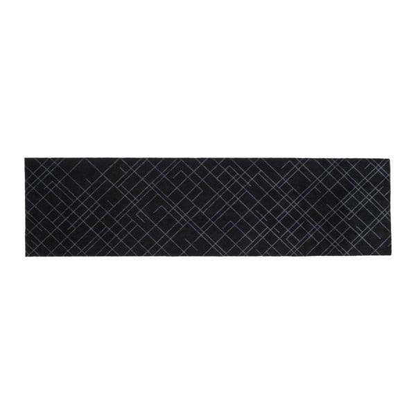 Černošedá rohožka tica copenhagen Lines, 67 x 250 cm