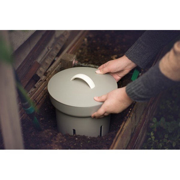 Hallikaspruun komposter - Plastia-image-1