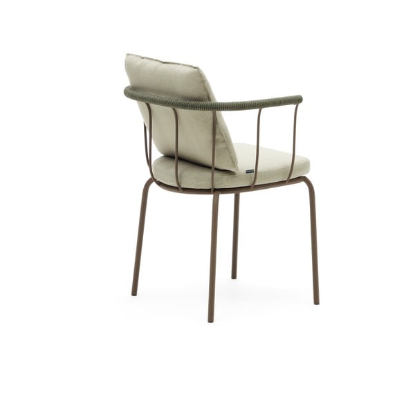 Roheline ja beež metallist aiatool Salguer - Kave Home-image-4