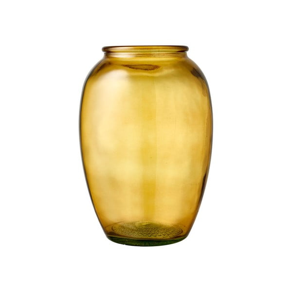 Kollane klaasvaas, ø 17,5 cm Kusintha - Bitz