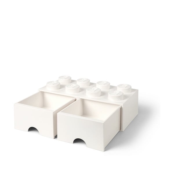 Kahe sahtliga elevandiluuvärvi valge hoiukapp - LEGO®-image-4