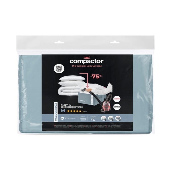 Vaakumplastist riiete hoiukast 42x40x25 cm Blue Edition – Compactor-image-3